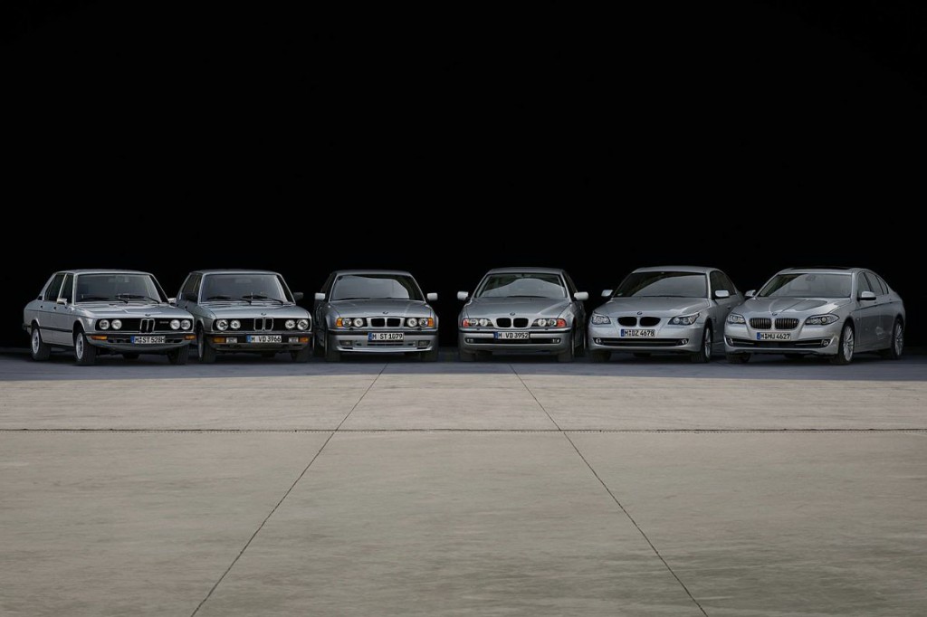 BMW 5 six generations