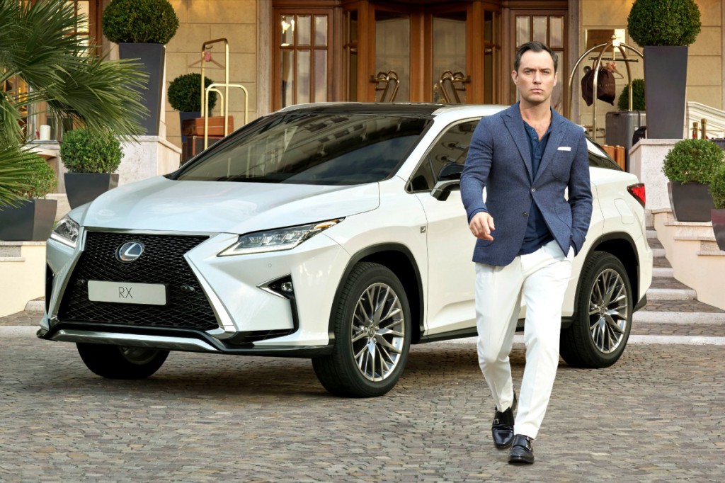 Jude Law creatively partners with Lexus Europe for 'The Life RX' campaign to launch the new Lexus RX
