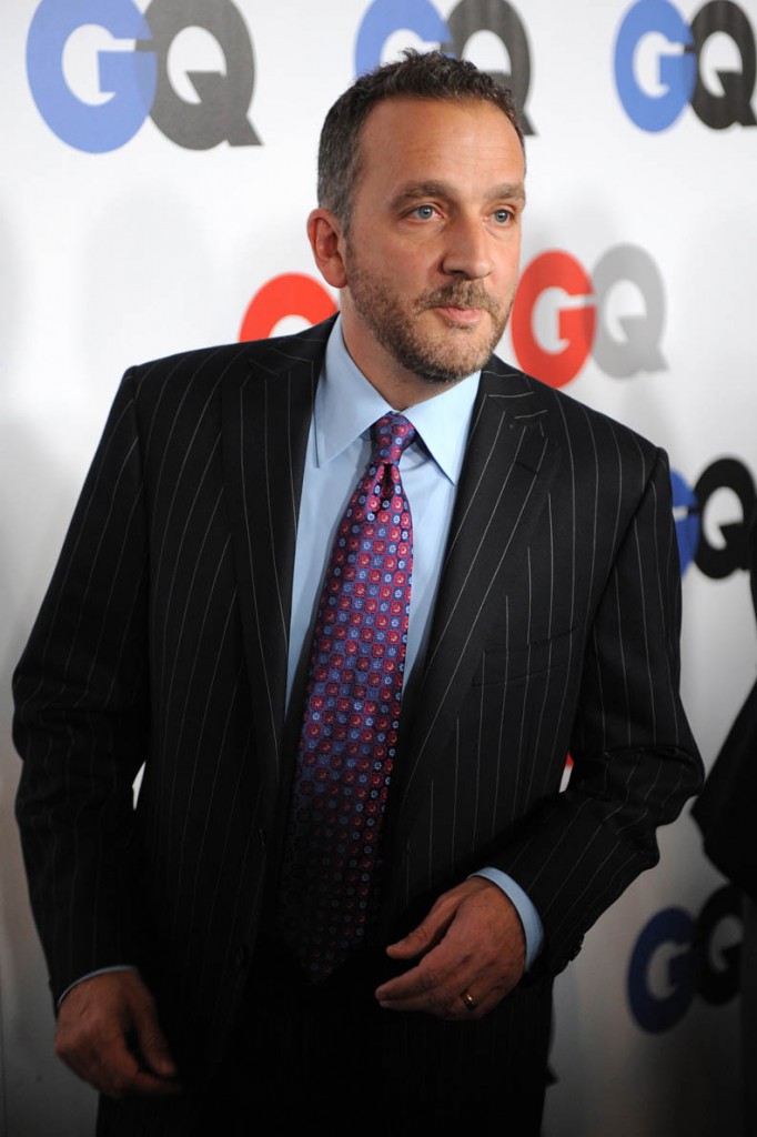 Writer George Pelecanos arrives at the GQ Men of the Year party at the Chateau Marmont Hotel on November 18, 2008 in Los Angeles, California. AFP PHOTO / Robyn BECK