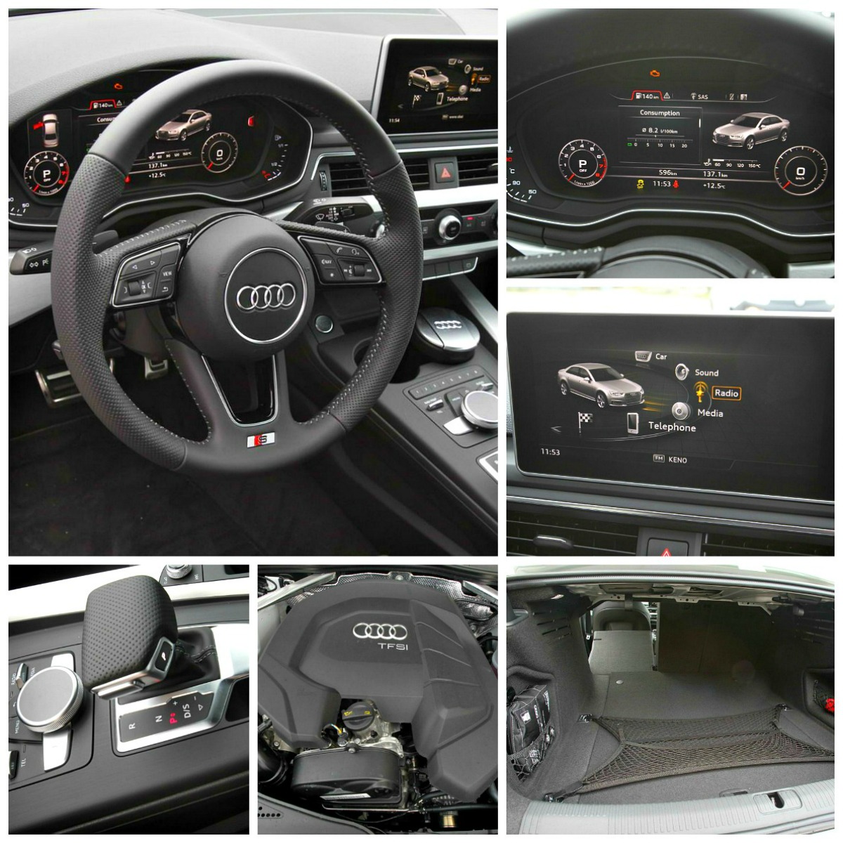 Audi A4 collage
