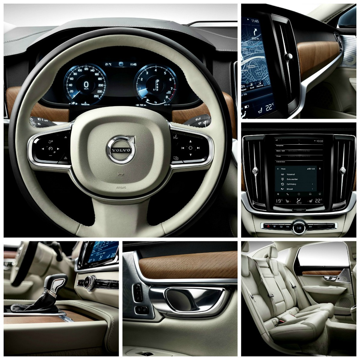 Volvo S90 collage