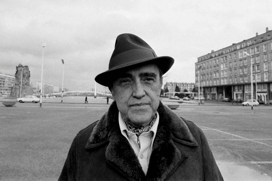 Brazilian architect Oscar Niemeyer in Le Havre, France, on February 17, 1977.