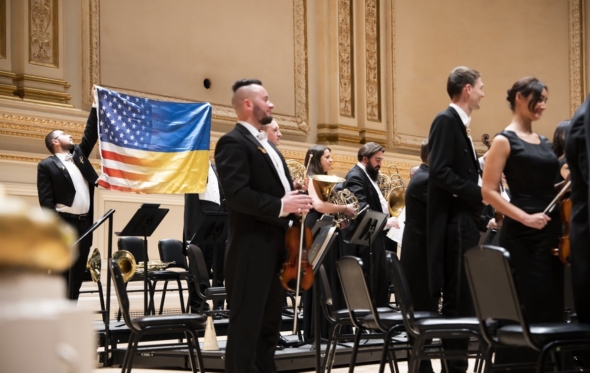 Παρακολουθήσαμε τη συναυλία της Συμφωνικής Ορχήστρας της Ουκρανίας στη Νέα Υόρκη