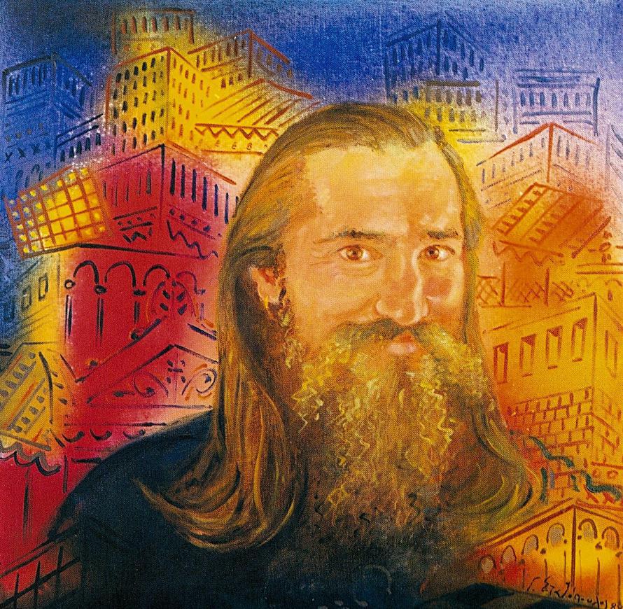 Γιώργος Σταθόπουλος: πορτρέτο του Τζιμάκου. 