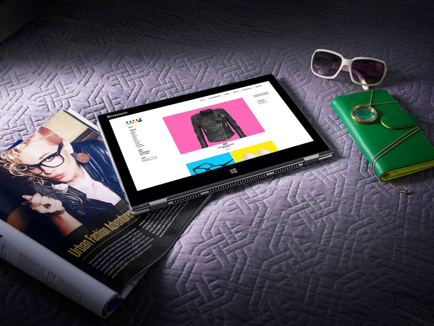 Εκμεταλλευόμενοι και τις 360 μοίρες αναδίπλωσης της συσκευής, το Yoga 2 Pro μετατρέπεται σε ένα πανίσχυρο tablet.